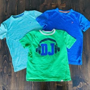 Boys Gap & Old Navy Tee Shirts Blue & Green Medium 8